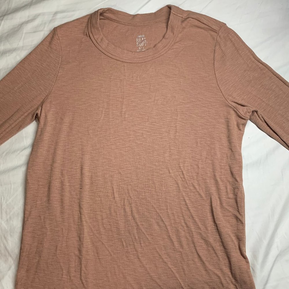 Aerie Ribbed Long Sleeve T-shirt